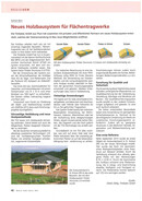 New timber construction system für Flat load-bearing structures