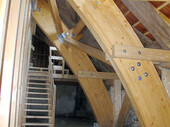 Curved crossbars