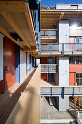 Vue extérieure de l'arcade