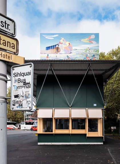 Ein Kunstwerk - Mitten in der Innenstadt