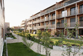 Residential complex with courtyard