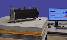 Trittschallprüfstand